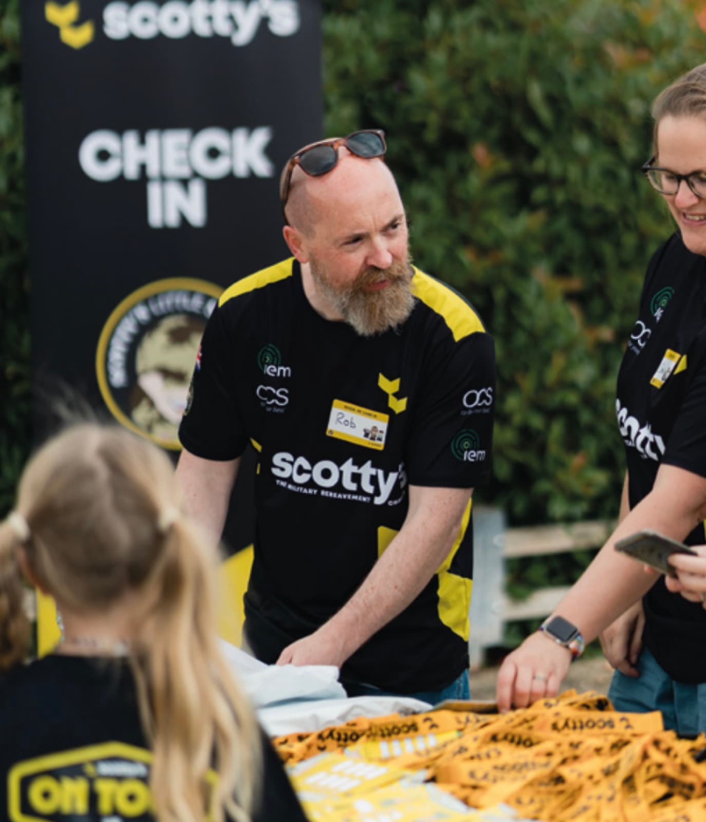 Scotty's volunteers at a fundraising event
